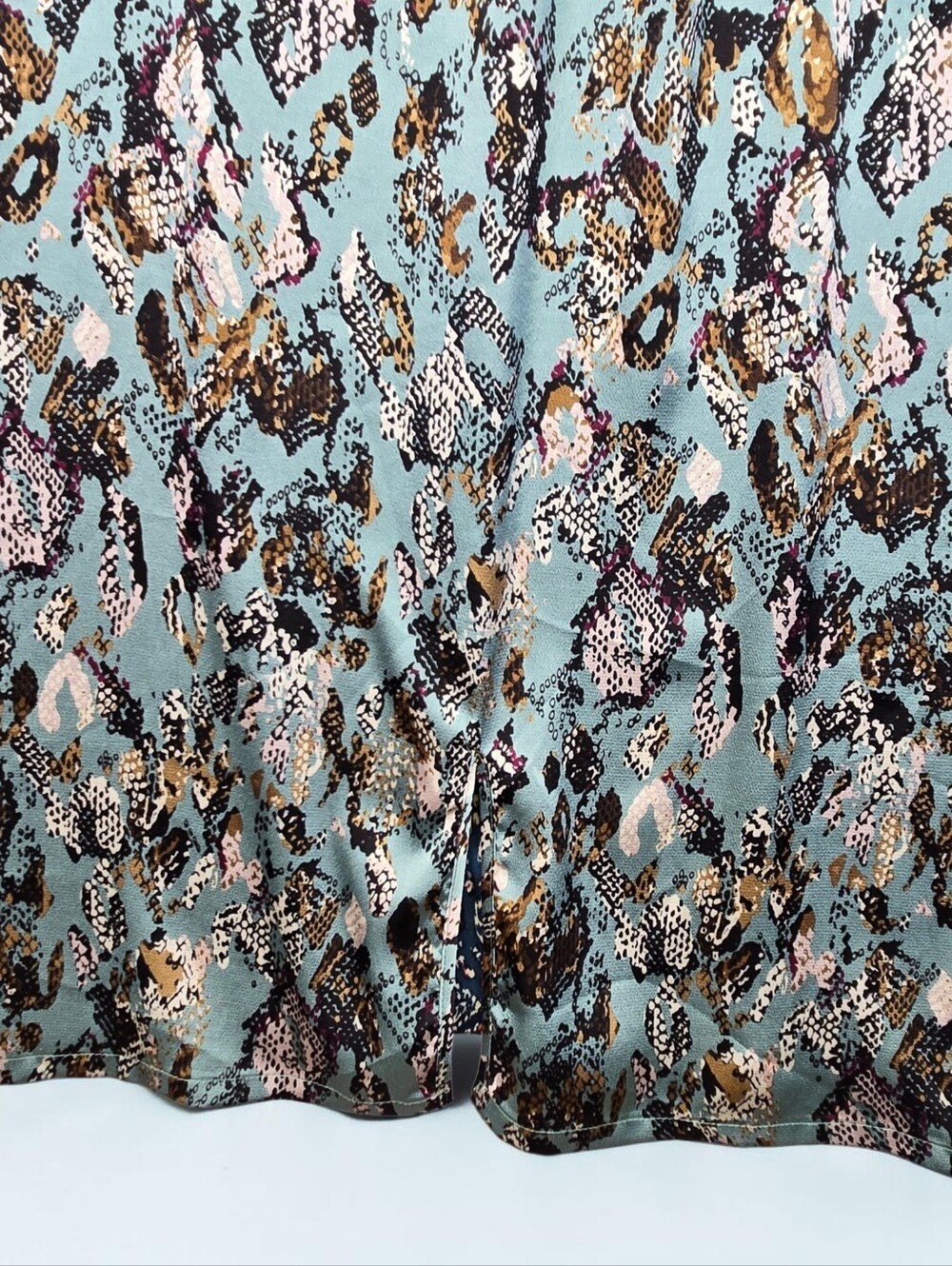 Alembika Paisley Shirt Dress Size 4 US size L / XL Oversize NEW $324 - Picture 15 of 16